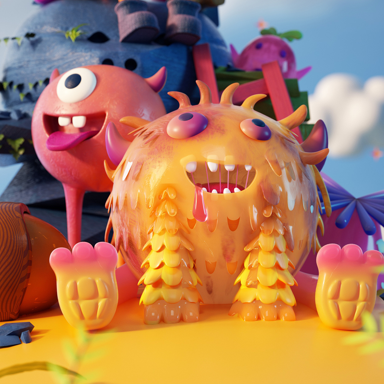 C4D 插画转三维(图9)